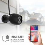 Smart 1080p Outdoor Camera with Camera Streaming (Black) - Image 4