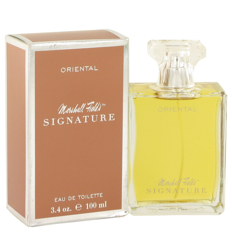 Marshall Fields Signature Oriental Perfume By Marshall Fields Eau De Toilette Spray (Scratched box) Marshall Fields Signature Oriental Perfume By Marshall Fields Eau De Toilette Spray (Scratched box)
