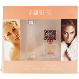 2 PIECE MINI VARIETY WITH GLOW EDT & JLOVE EDP AND ALL BOTH ARE 1 OZ - JENNIFER LOPEZ VARIETY by Jennifer Lopez