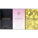 3 PIECE WOMENS MINI VARIETY WITH CRYSTAL NOIR & BRIGHT CRYSTAL & YELLOW DIAMOND AND ALL ARE EDT 0.17 OZ MINIS - VERSACE VARIETY by Gianni Versace