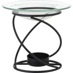 AROMATHERAPHY BLACK SPIRAL CANDLE LAMP - ESSENTIAL OILS AURA CACIA by Aura Cacia