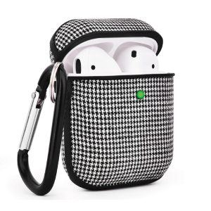 AT&T APFC-HST Decorative Sleeve for AirPods Charging Case (Houndstooth Pattern/Fabric)