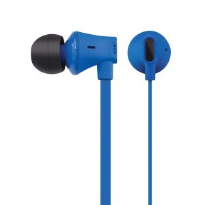 AT&T EBM03-BLU JIVE Noise Isolating Earbuds with In-line Microphone (Blue)