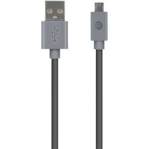 AT&T MC10-GRY Charge & Sync USB to Micro USB Cable