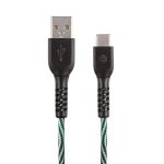 AT&T TCB04-GRN 4-Foot Charge and Sync USB to Type-C Cable (Teal)