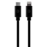 AT&T TCL01-BLK Charge and Sync USB to USB-C Cable with Lightning Connectors