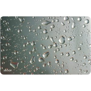 Allsop 29648 Widescreen Metallic Raindrop Mouse Pad