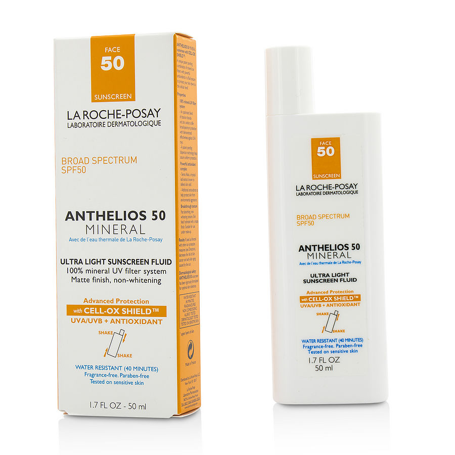 Anthelios 50 Mineral Ultra Light Sunscreen Fluid --50ml/1.7oz - La Roche Posay by La Roche Posay Anthelios 50 Mineral Ultra Light Sunscreen Fluid --50ml/1.7oz - La Roche Posay by La Roche Posay
