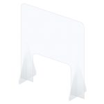 Atrend 24Wx31H Acrylic Partition with Window (24-Inch x 31-Inch)