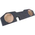 Atrend A202-10CP BBox Series Dual Upfire Enclosure for Dodge Ram Quad Cab 2002 & Up (10")