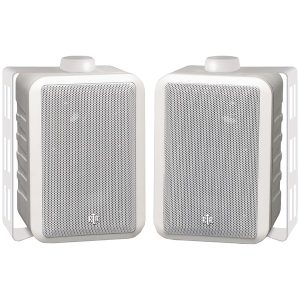 BIC America RTRV44-2W 100-Watt 3-Way 4-Inch RtR Series Indoor/Outdoor Speakers (White)