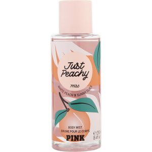 BODY MIST 8.4 OZ - VICTORIA'S SECRET PINK JUST PEACHY by Victoria's Secret
