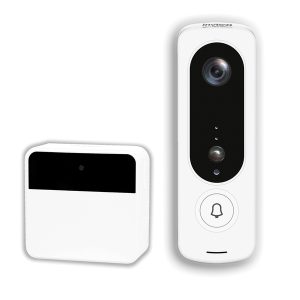 Bell+Howell BHDC1A-W Inview Smart 1080p Wi-Fi Video Doorbell with Wireless Chime Accessory