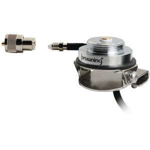 Browning BR-1024-UHF Up to 3/8-Inch Adjustable Trunk Mount with Preinstalled UHF PL-259 Connector with FME-Female Attached