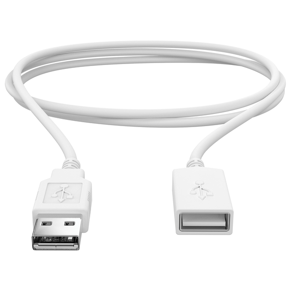 CTA Digital ADD-USBW Male to Female USB 2.0 Cable CTA Digital ADD-USBW Male to Female USB 2.0 Cable