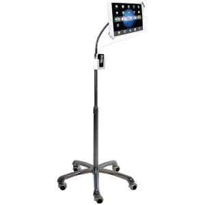 CTA Digital PAD-SHFS Heavy-Duty Security Gooseneck Floor Stand for iPad/Tablet