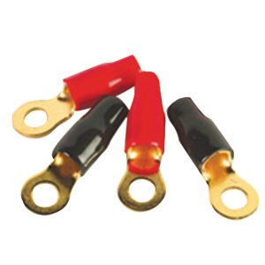 DB Link RT8 8-Gauge 5/16" Gold-Plated Ring Terminals