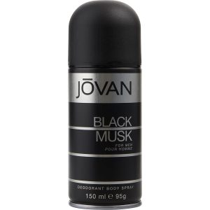 DEODORANT BODY SPRAY 5 OZ - JOVAN BLACK MUSK by Jovan