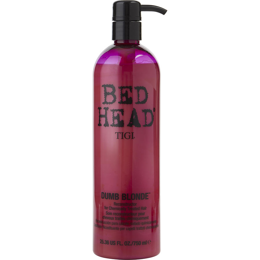 DUMB BLONDE RECONSTRUCTOR FOR CHEMICALLY TREATED HAIR 25.36 OZ (PACKAGING MAY VARY) - BED HEAD by Tigi DUMB BLONDE RECONSTRUCTOR FOR CHEMICALLY TREATED HAIR 25.36 OZ (PACKAGING MAY VARY) - BED HEAD by Tigi