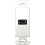 DataComm Electronics 20-4501-WH Decor Wall Plate Insert with 90deg HDMI Connector