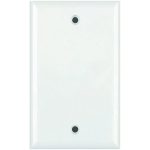 DataComm Electronics 21-0026 Standard Blank Wall Plate (White)