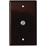 DataComm Electronics 32-2024-BR 2.4 GHz Coaxial Wall Plate (Brown)