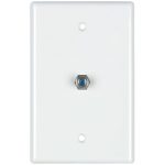 DataComm Electronics 32-2024-WH 2.4 GHz Coaxial Wall Plate (White)