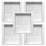 DataComm Electronics 80-1530-5-STACK 30-Inch Plastic Enclosure Boxes