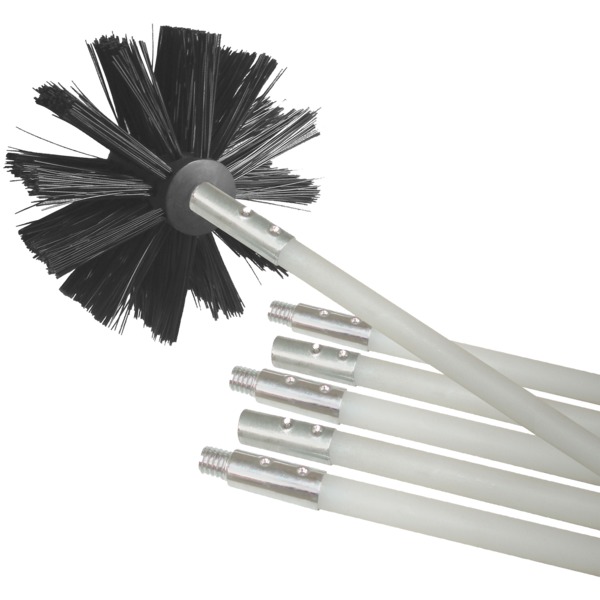 Deflecto DVBRUSH12K/6 12-Foot Dryer-Duct Cleaning Kit Deflecto DVBRUSH12K/6 12-Foot Dryer-Duct Cleaning Kit