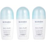 Deo Pure Trio Antiperspirant Roll-On ( Alcohol Free  )--3x75ml/2.53oz - Biotherm by BIOTHERM