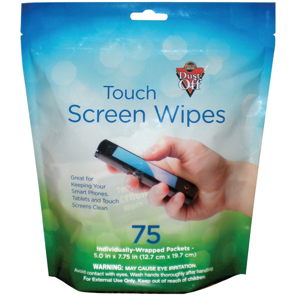 Dust-Off DTSW75 Touchscreen Wipes (75-ct) Dust-Off DTSW75 Touchscreen Wipes (75-ct)