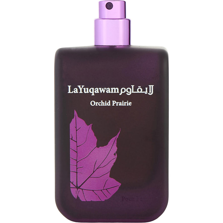 EAU DE PARFUM SPRAY 2.5 OZ *TESTER - RASASI LAYUQAWAM ORCHID PRAIRIE by Rasasi EAU DE PARFUM SPRAY 2.5 OZ *TESTER - RASASI LAYUQAWAM ORCHID PRAIRIE by Rasasi