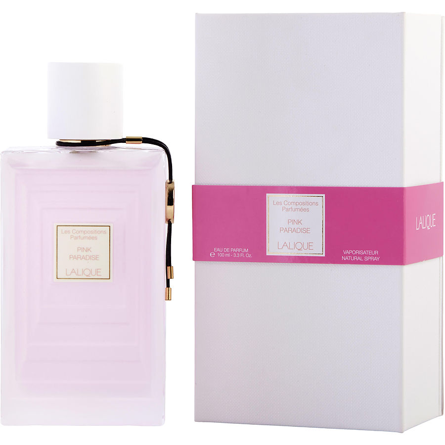 EAU DE PARFUM SPRAY 3.3 OZ - LALIQUE LES COMPOSITIONS PARFUMEES PINK PARADISE by Lalique EAU DE PARFUM SPRAY 3.3 OZ - LALIQUE LES COMPOSITIONS PARFUMEES PINK PARADISE by Lalique