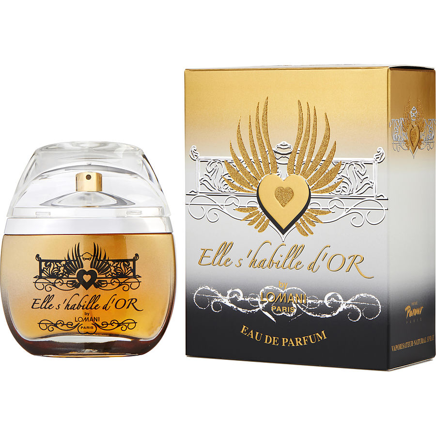 EAU DE PARFUM SPRAY 3.3 OZ - LOMANI ELLE S'HABILLE D'OR by Lomani EAU DE PARFUM SPRAY 3.3 OZ - LOMANI ELLE S'HABILLE D'OR by Lomani