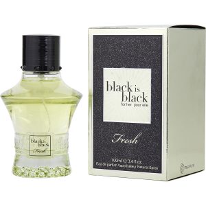 EAU DE PARFUM SPRAY 3.4 OZ - BLACK IS BLACK FRESH by Nuparfums