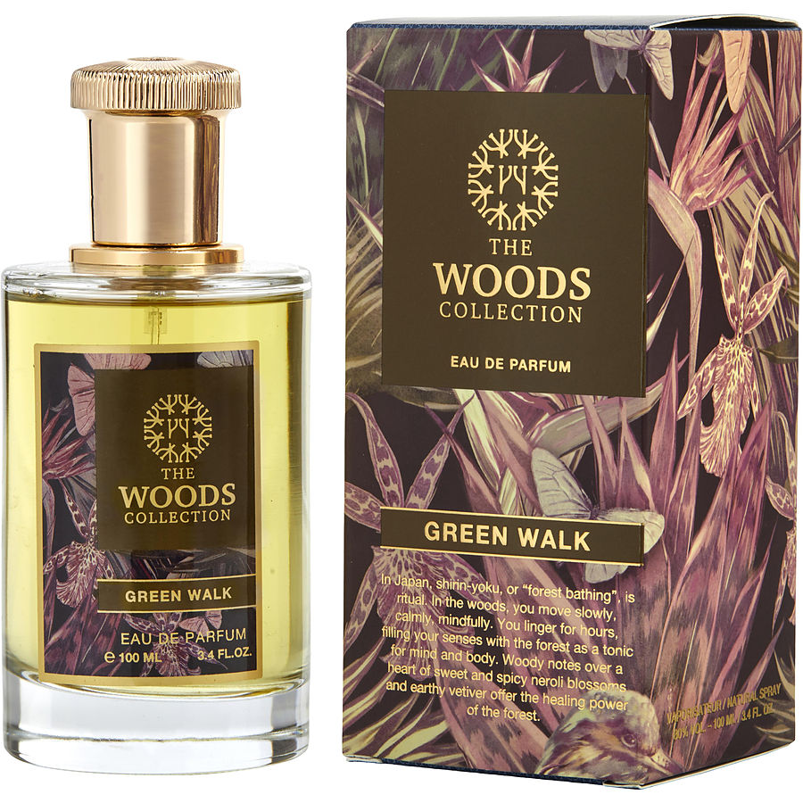 EAU DE PARFUM SPRAY 3.4 OZ (OLD PACKAGING) - THE WOODS COLLECTION GREEN WALK by The Woods Collection EAU DE PARFUM SPRAY 3.4 OZ (OLD PACKAGING) - THE WOODS COLLECTION GREEN WALK by The Woods Collection