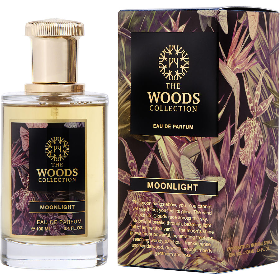 EAU DE PARFUM SPRAY 3.4 OZ (OLD PACKAGING) - THE WOODS COLLECTION MOONLIGHT by The Woods Collection EAU DE PARFUM SPRAY 3.4 OZ (OLD PACKAGING) - THE WOODS COLLECTION MOONLIGHT by The Woods Collection