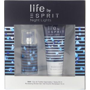 EDT SPRAY 1 OZ & SHOWER GEL 2.5 OZ - ESPRIT NIGHT LIGHTS by Esprit International