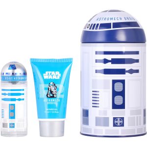 EDT SPRAY 1.7 OZ & SHOWER GEL 2.5 OZ (TIN CAN PACKAGING) - STAR WARS R2D2 by Marmol & Son