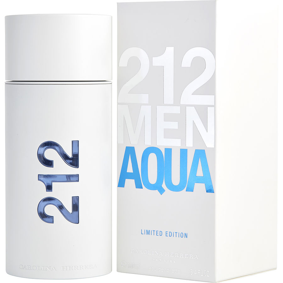 EDT SPRAY 3.4 OZ (LIMITED EDITION) - 212 AQUA by Carolina Herrera EDT SPRAY 3.4 OZ (LIMITED EDITION) - 212 AQUA by Carolina Herrera