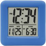 Equity by La Crosse 70905 Soft Cube LCD Alarm Clock (Blue)
