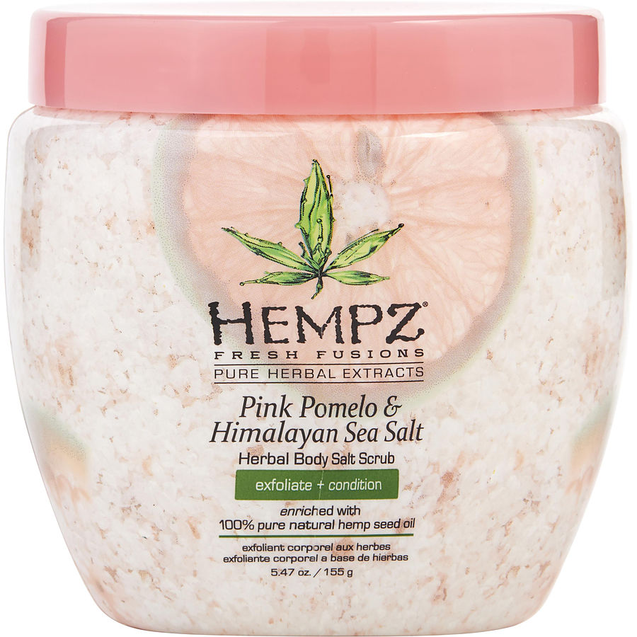 FRESH FUSIONS PINK POMELO & HIMALAYAN SEA SALT HERBAL BODY SALT SCRUB 5.47 OZ - HEMPZ by Hempz FRESH FUSIONS PINK POMELO & HIMALAYAN SEA SALT HERBAL BODY SALT SCRUB 5.47 OZ - HEMPZ by Hempz