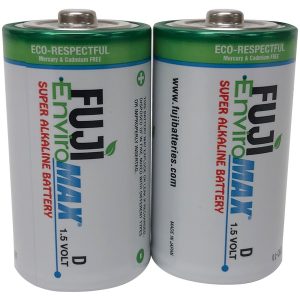 FUJI ENVIROMAX 4100BP2 EnviroMax D Super Alkaline Batteries