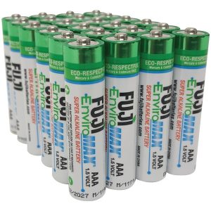 FUJI ENVIROMAX 4400BP24 EnviroMax AAA Super Alkaline Batteries (24 Pack)