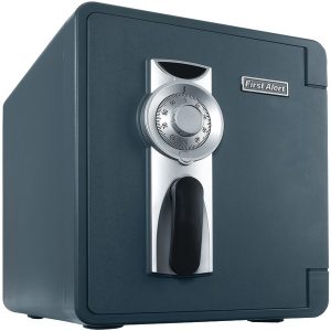 First Alert 2087F-BD Waterproof and Fire-Resistant Bolt-Down Combination Safe (.94 Cubic Feet)