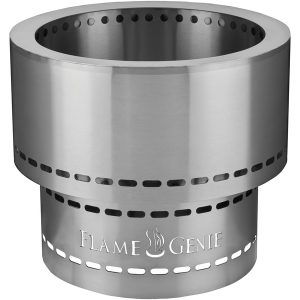 Flame Genie FG-16-SS Wood Pellet Fire Pit (Stainless Steel)