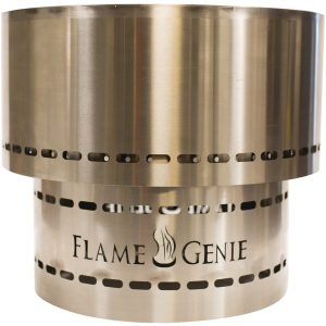 Flame Genie FG-19-SS Flame Genie INFERNO Wood Pellet Fire Pit (Stainless Steel)