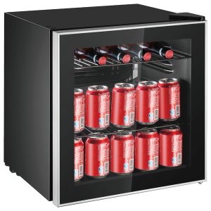 Frigidaire EFMIS164 1.6 Cubic-Foot 70-Can Glass-Door Beverage-Center Compact Refrigerator