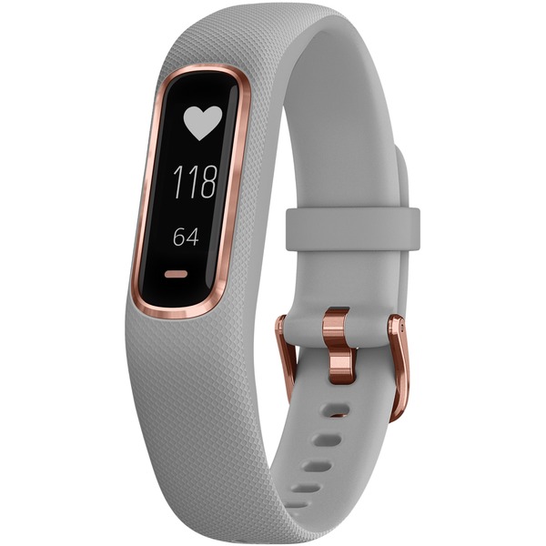 Garmin 010-01995-12 vivosmart 4 Activity Tracker (Gray with Rose Gold Hardware