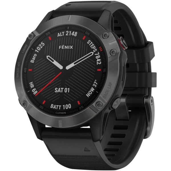 Garmin 010-02158-10 fenix 6 Multisport GPS Watch (Sapphire Edition